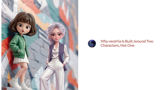 Why veraVia Is Built Around Two Characters, Not One