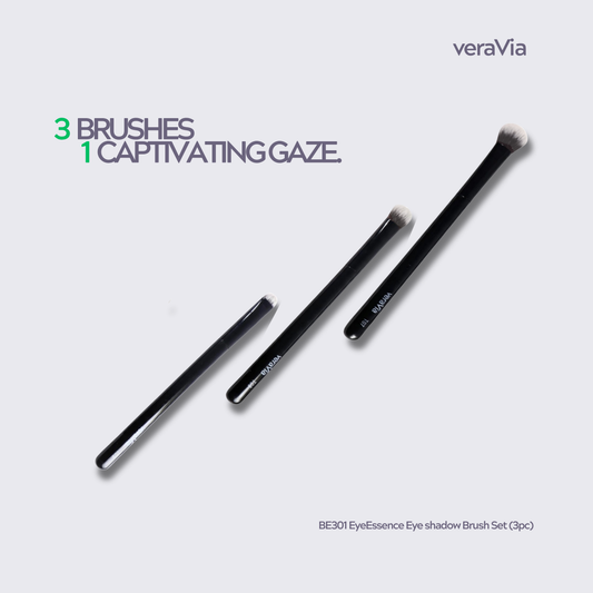EyeEssence Vegan Eyeshadow Brush Set (3pc)