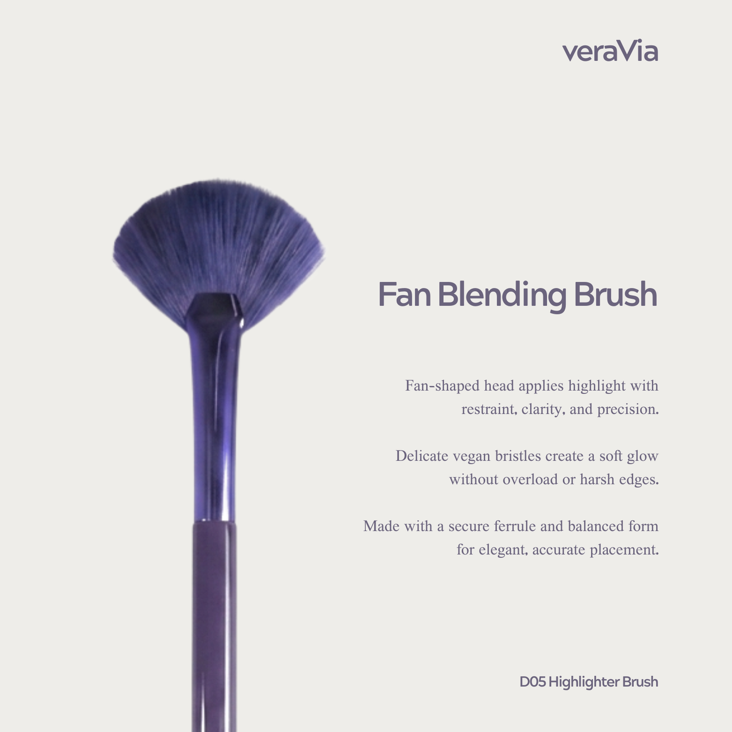 veraVia Vegan Highlighter Brush