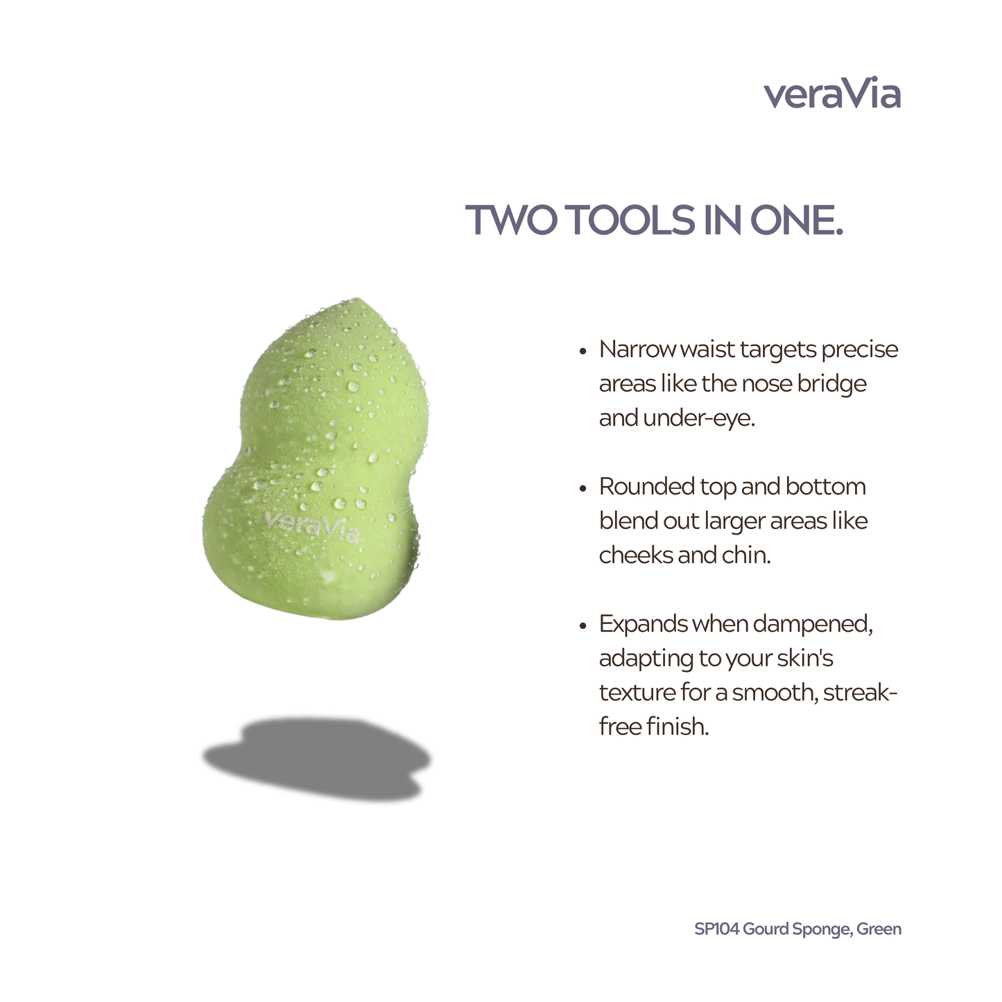 Hydrophilic Makeup Sponge | Gourd, Green