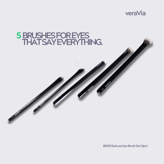 EyeLuxe Vegan Eye Brush Set (5pc)