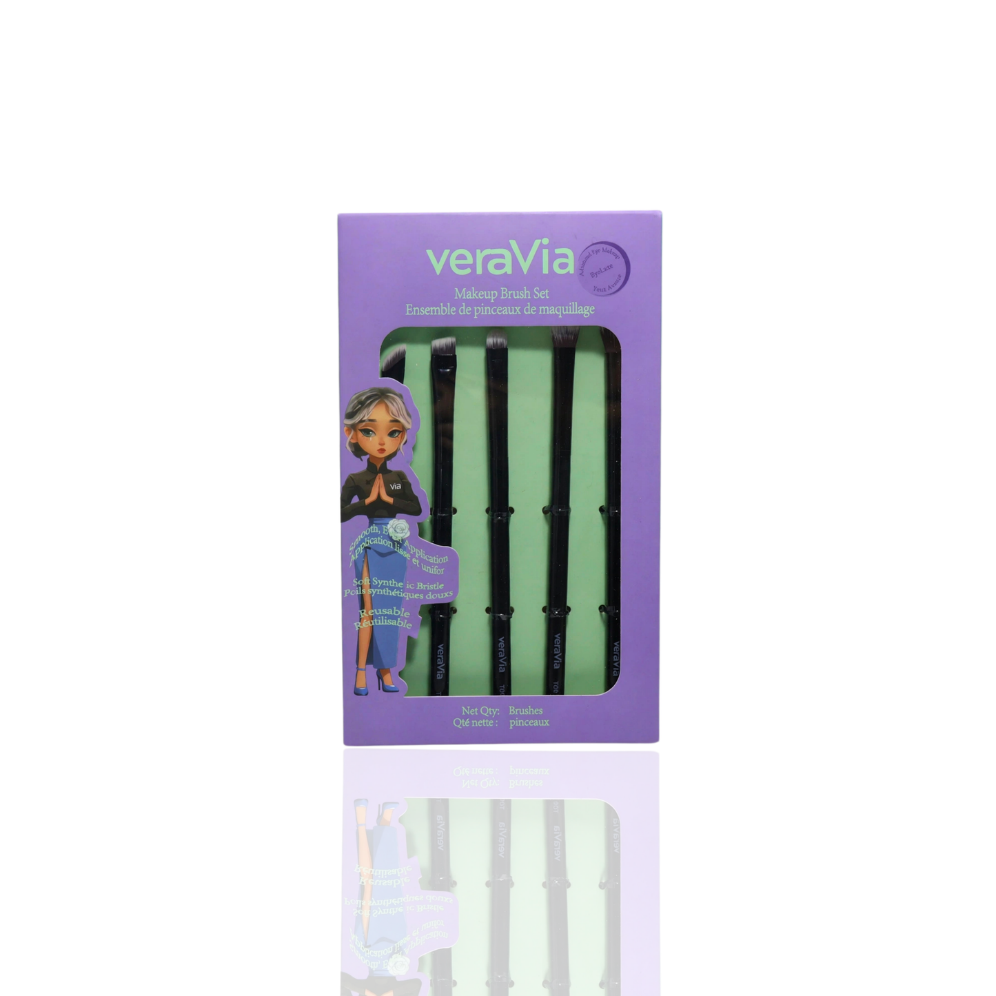 EyeLuxe Vegan Eye Brush Set (5pc)