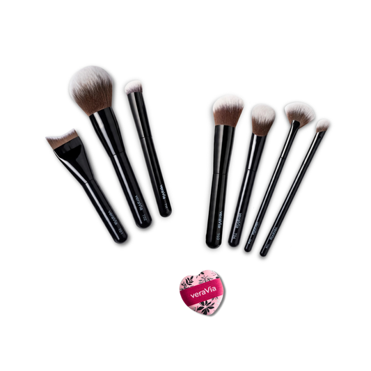 Lumiflawless Vegan Brush Set + Mini Puff (8pc)