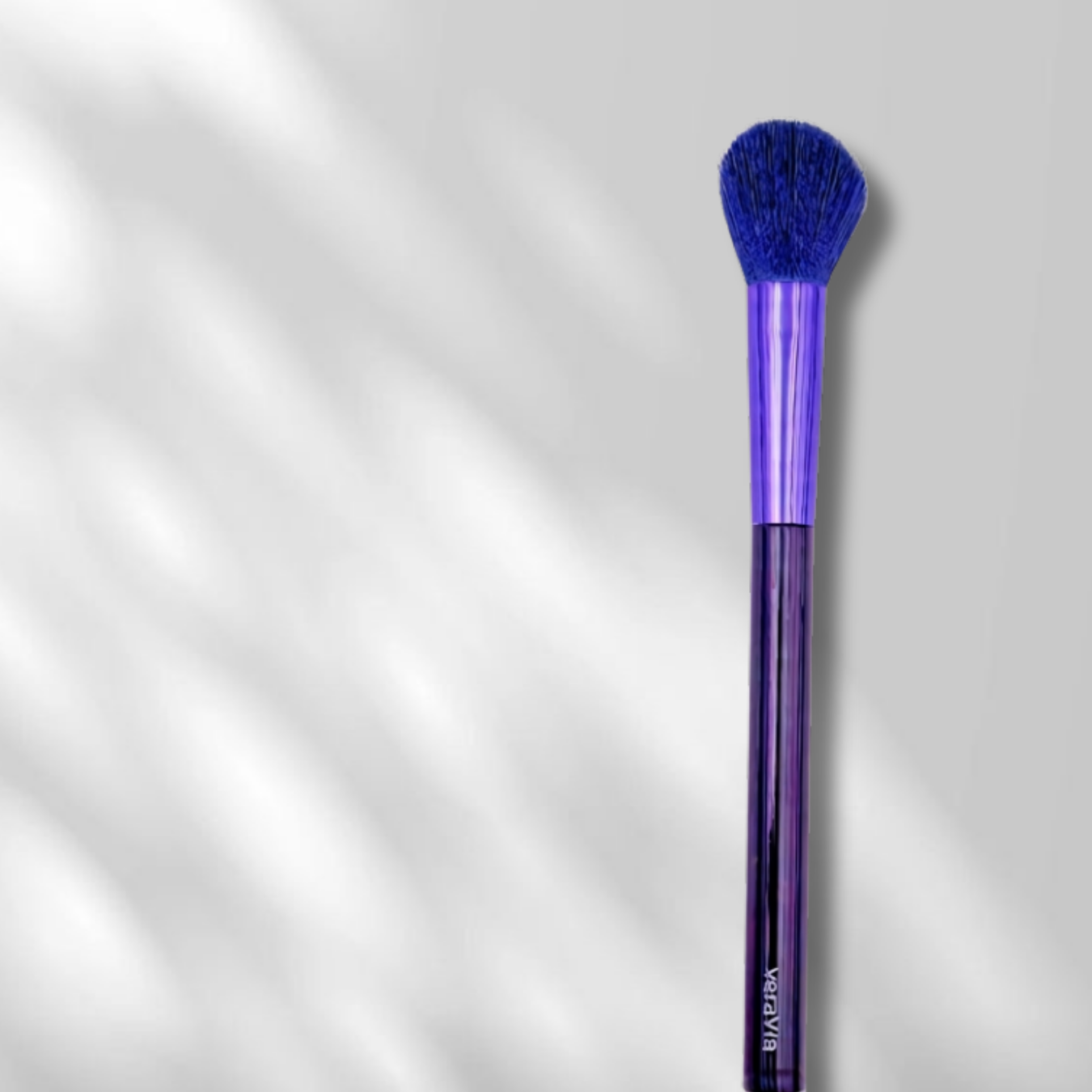 veraVia Amethyst Blush Makeup Brush - Angled Cheek Brush - VeraVia