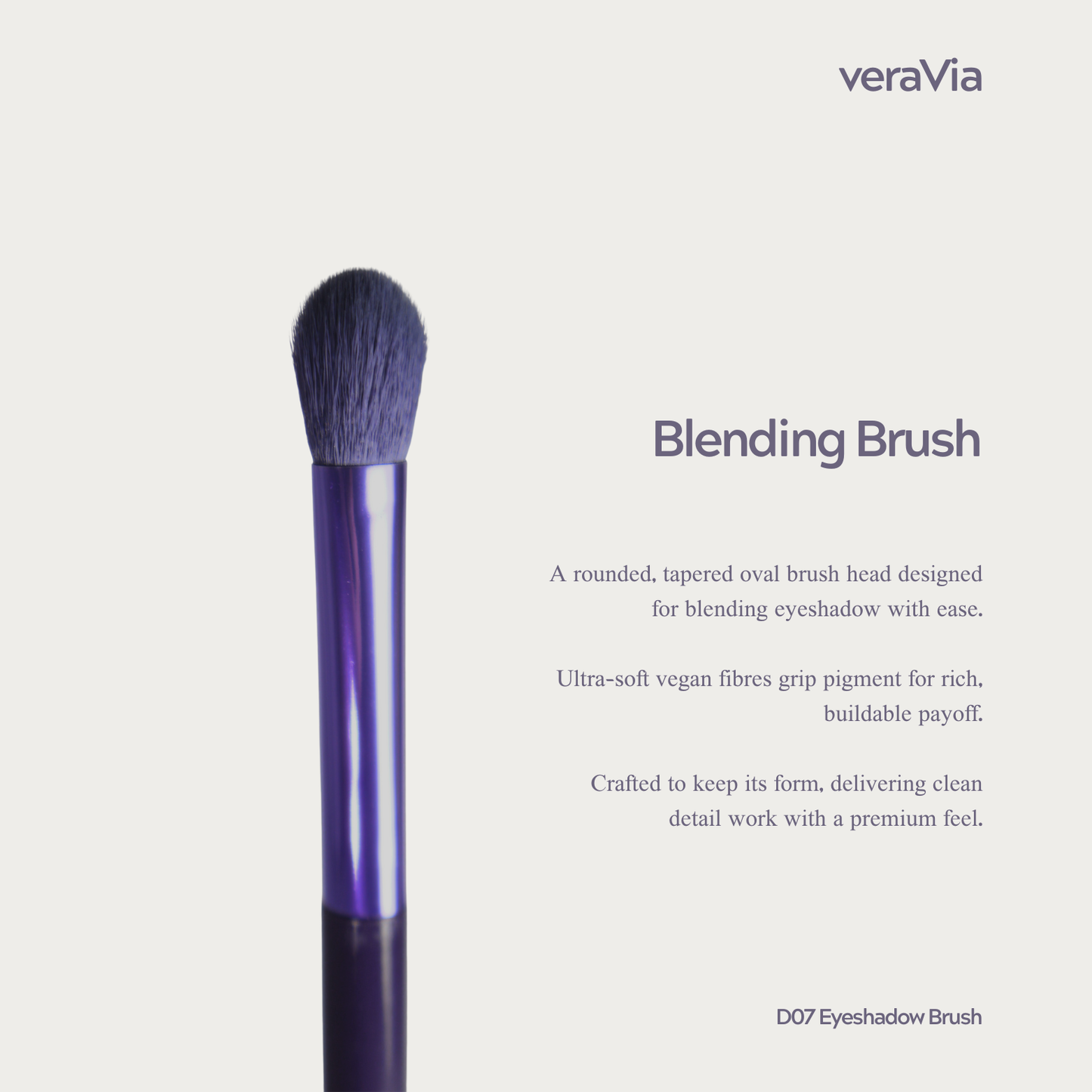 veraVia Vegan Eyeshadow Brush
