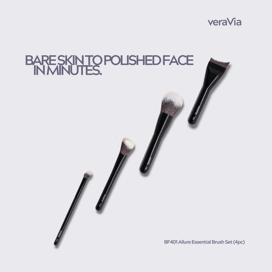 Allure Essential Vegan Brush Set (4pc)