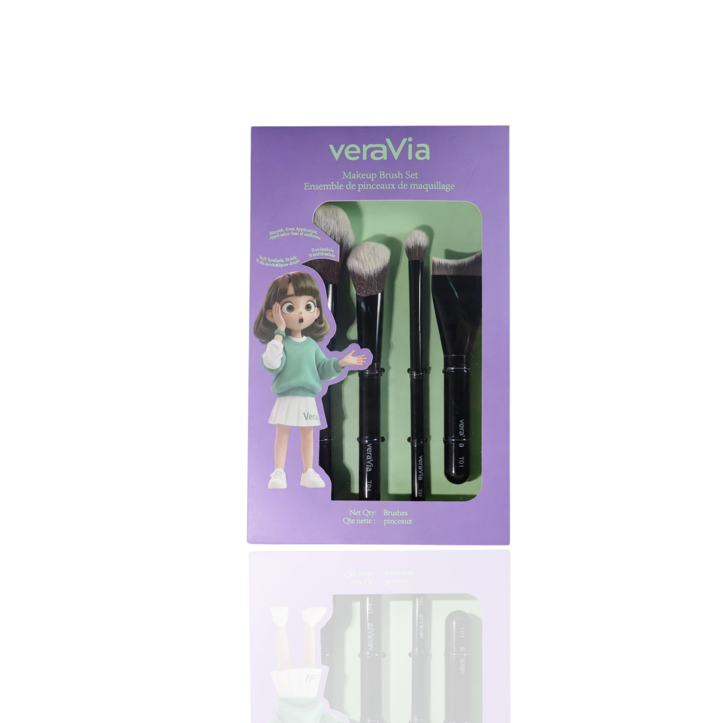 Allure Essential Vegan Brush Set (4pc)