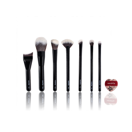 Naturlux Vegan Brush Set + Mini Puff(8pc)