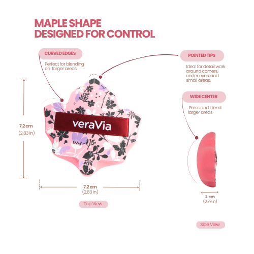 Rubycell Cushion Puff | Maple Shape