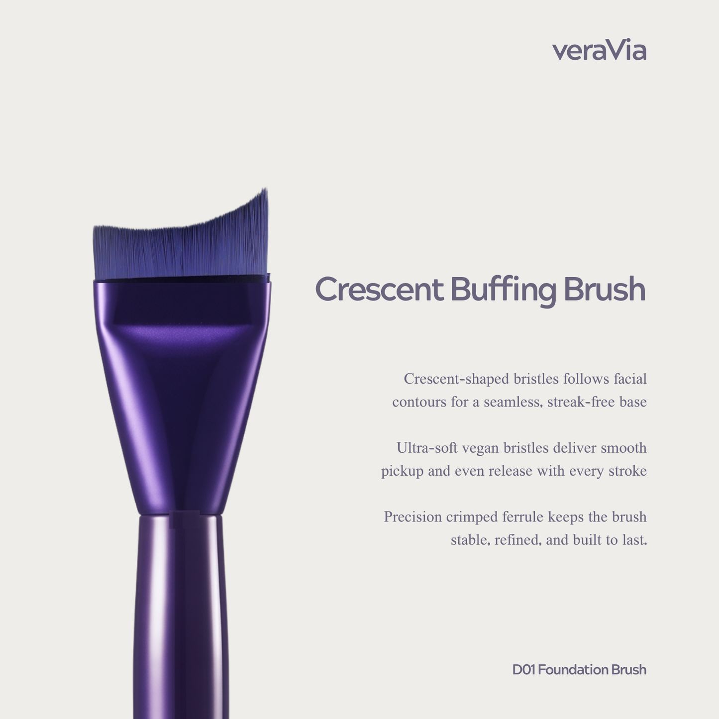 veraVia Vegan Foundation Brush