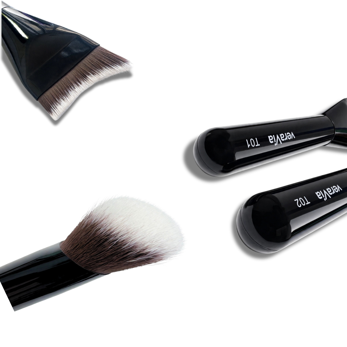 Lumibase Vegan Foundation Brush Set (4pc)