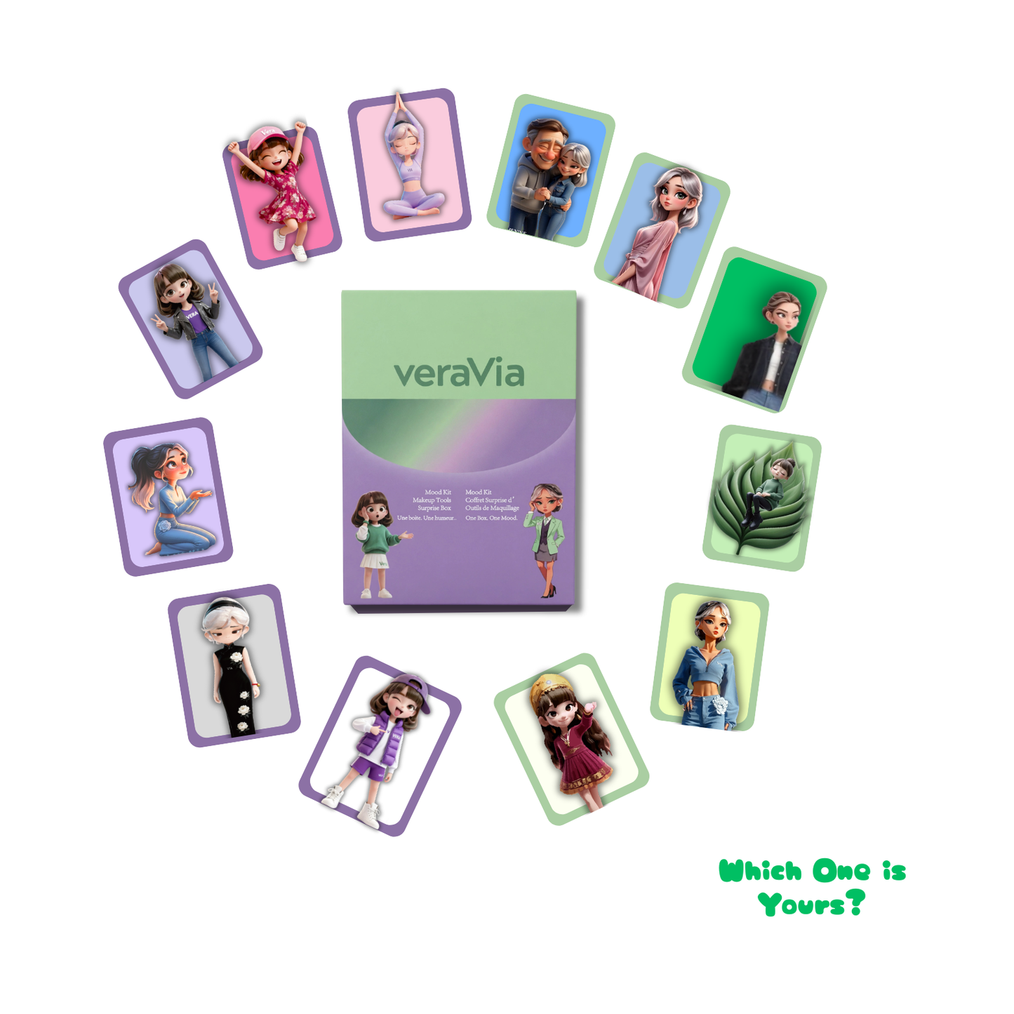 veraVia Makeup Blind Box Canada | Mood Kit