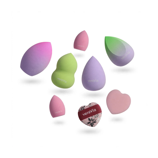 Hydrophilic Sponge & Puff Set (8pc)