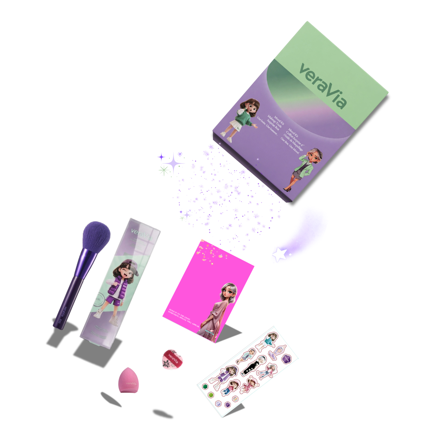 veraVia Makeup Blind Box Canada | Mood Kit