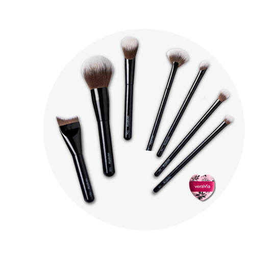 Naturlux Vegan Brush Set + Mini Puff(8pc)