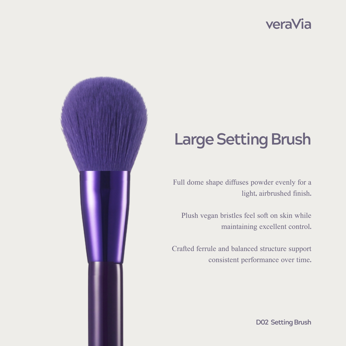 veraVia Vegan Setting Brush