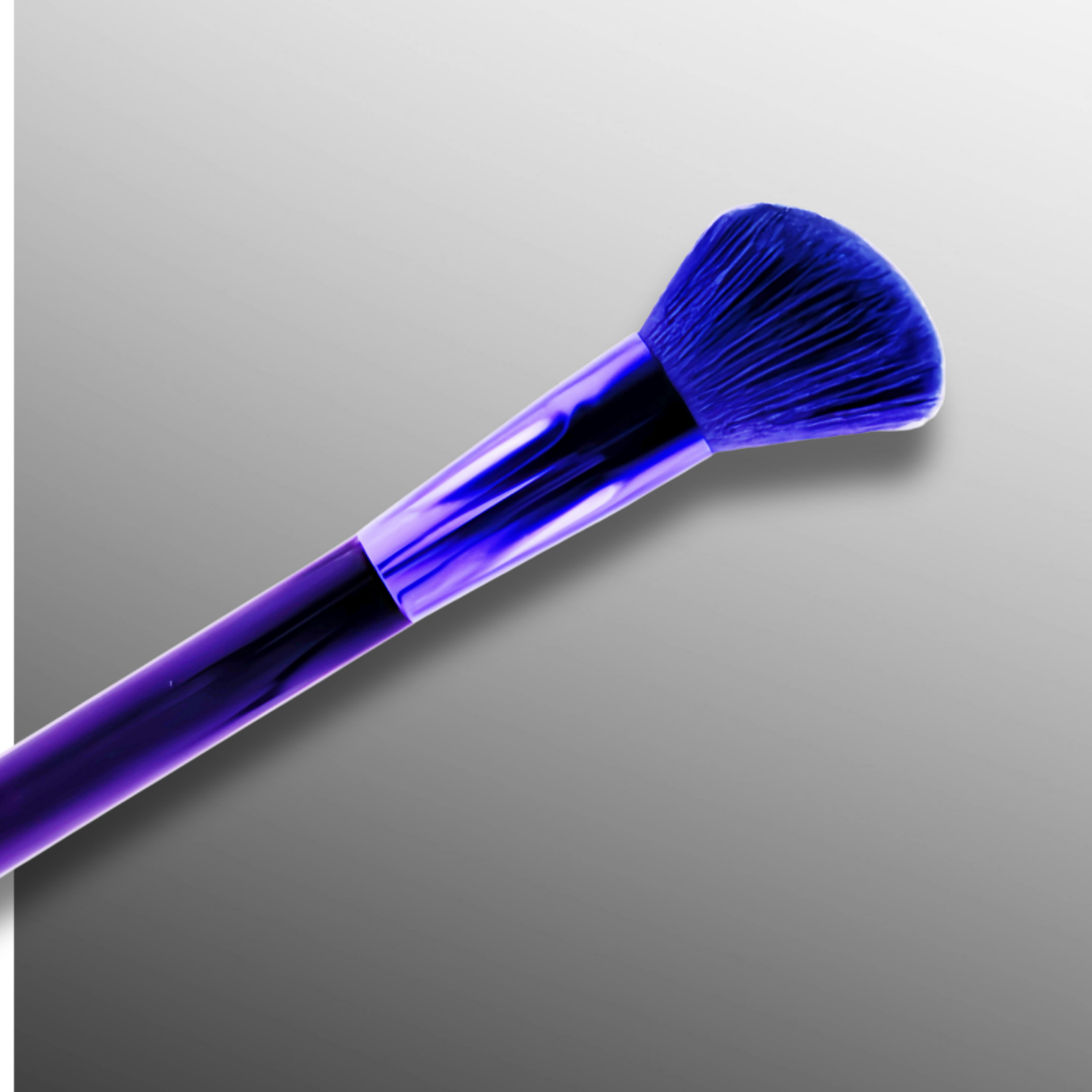veraVia Amethyst Angled Contour Makeup Brush | Professional Sculpting - VeraVia