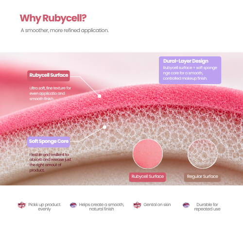 Rubycell Cushion Puff | Maple Shape