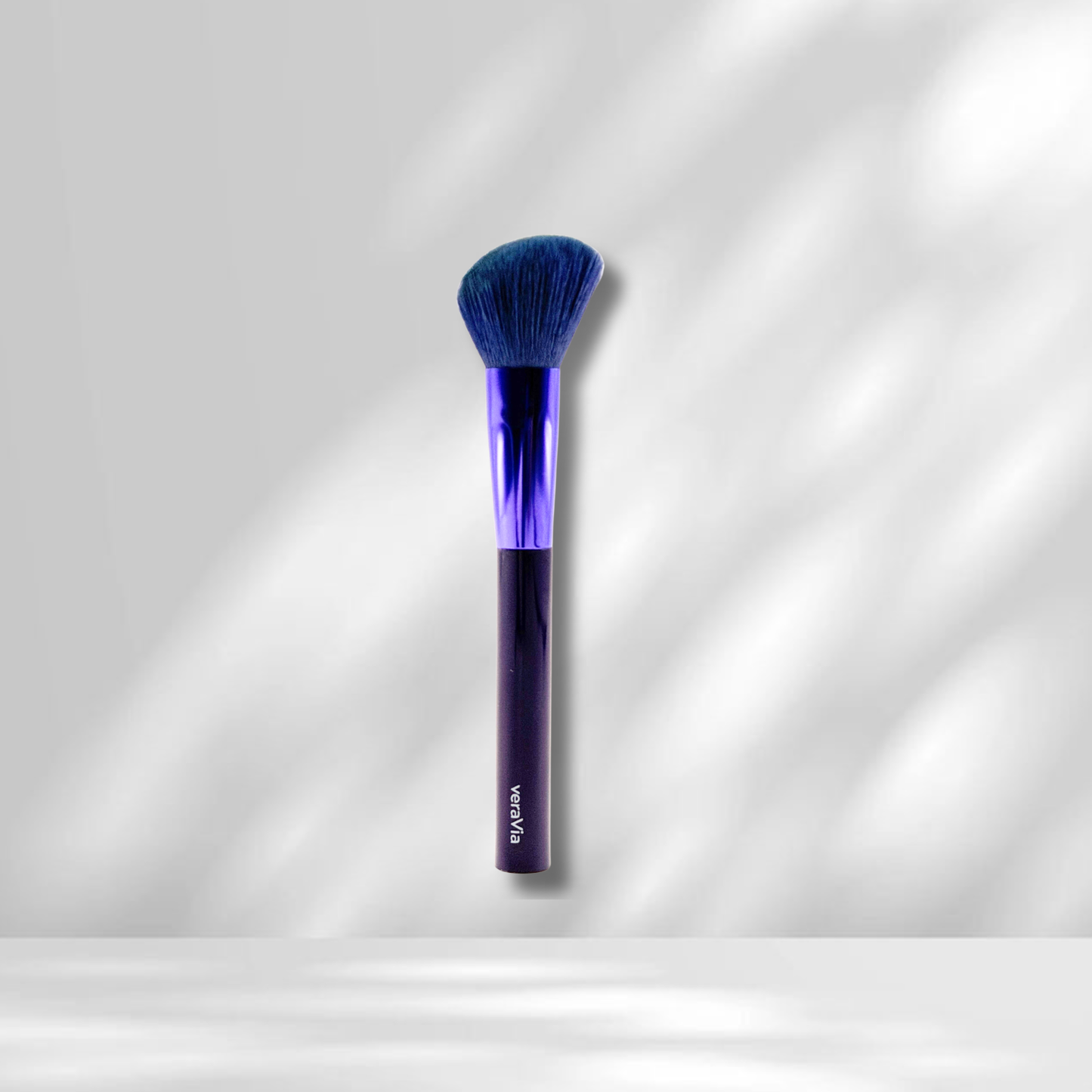 veraVia Amethyst Angled Contour Makeup Brush | Professional Sculpting - VeraVia