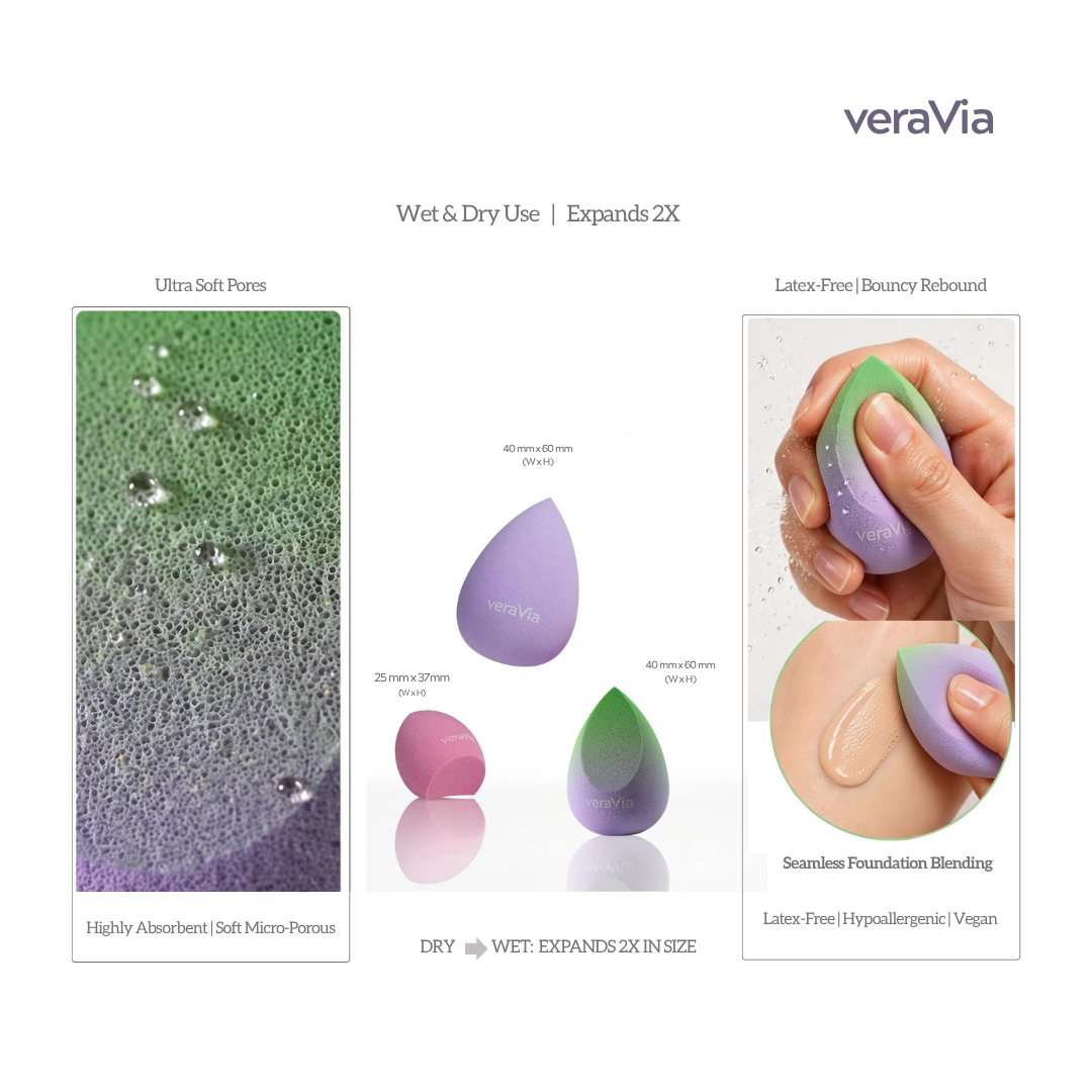 Aurora Trio Hydrophilic Sponge Set (3pc)