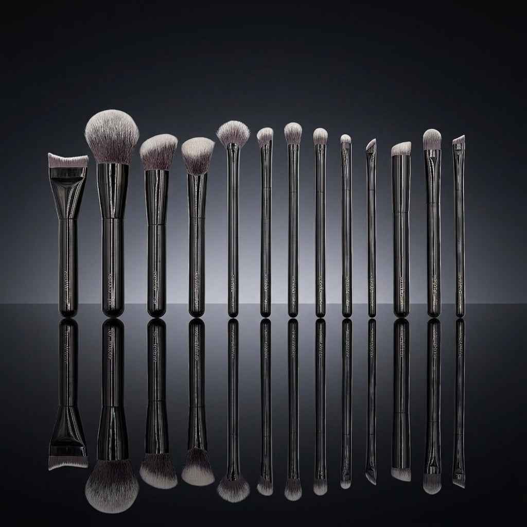 veraVia Flawless All 12pc Makeup Brush Set - Professional Kit