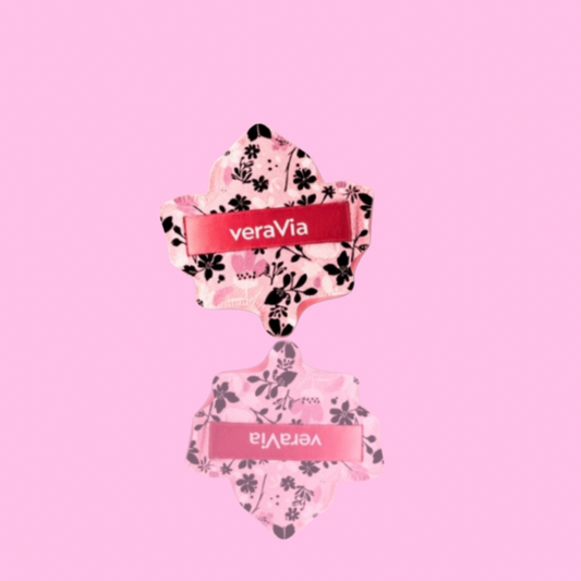 veraVia Stardust Maple Rubycell Powder Puff | Large Makeup Blender