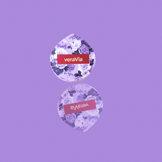 veraVia Stardust Teardrop Rubycell Powder Puff | Foundation Blender